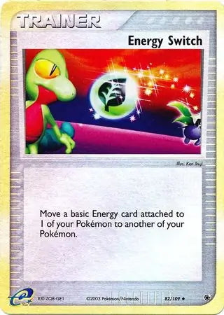 EX Ruby&Sapphire Energy Switch #82/109 reverse holo